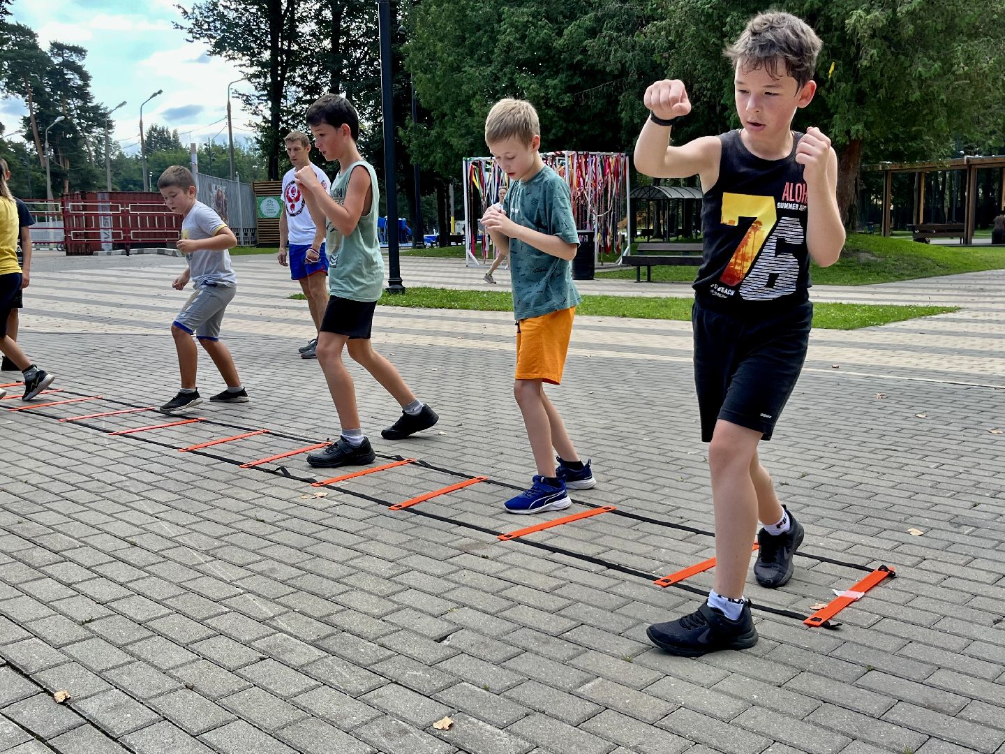 наро-фоминск, центральный парк, спорт Подмосковья, кудо, открытая тренировка, лето в Подмосковье