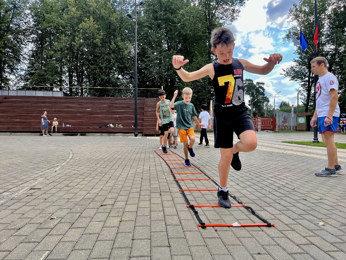 наро-фоминск, центральный парк, спорт Подмосковья, кудо, открытая тренировка, лето в Подмосковье