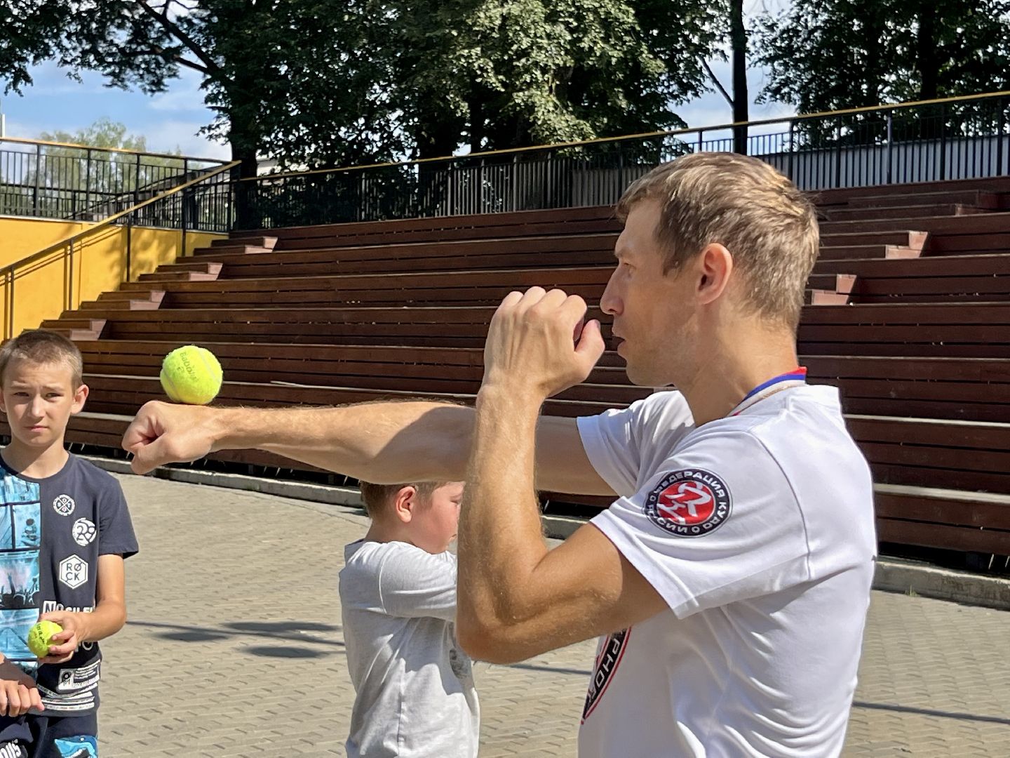 наро-фоминск, центральный парк, спорт Подмосковья, кудо, открытая тренировка, лето в Подмосковье