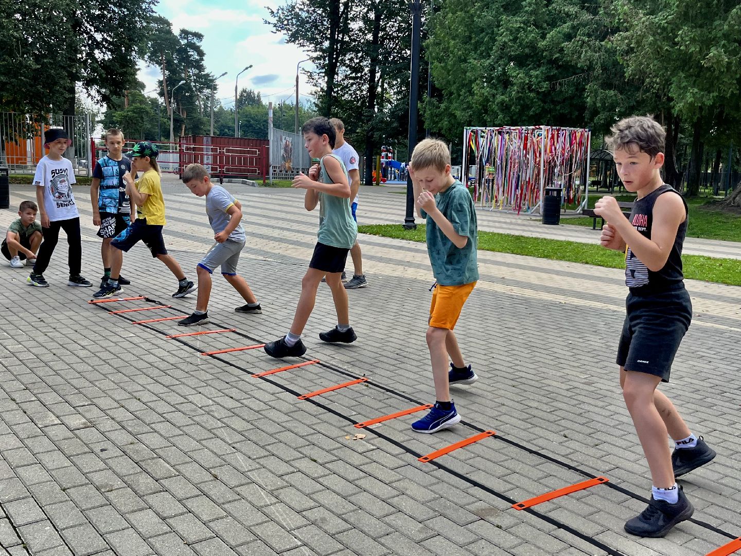 наро-фоминск, центральный парк, спорт Подмосковья, кудо, открытая тренировка, лето в Подмосковье