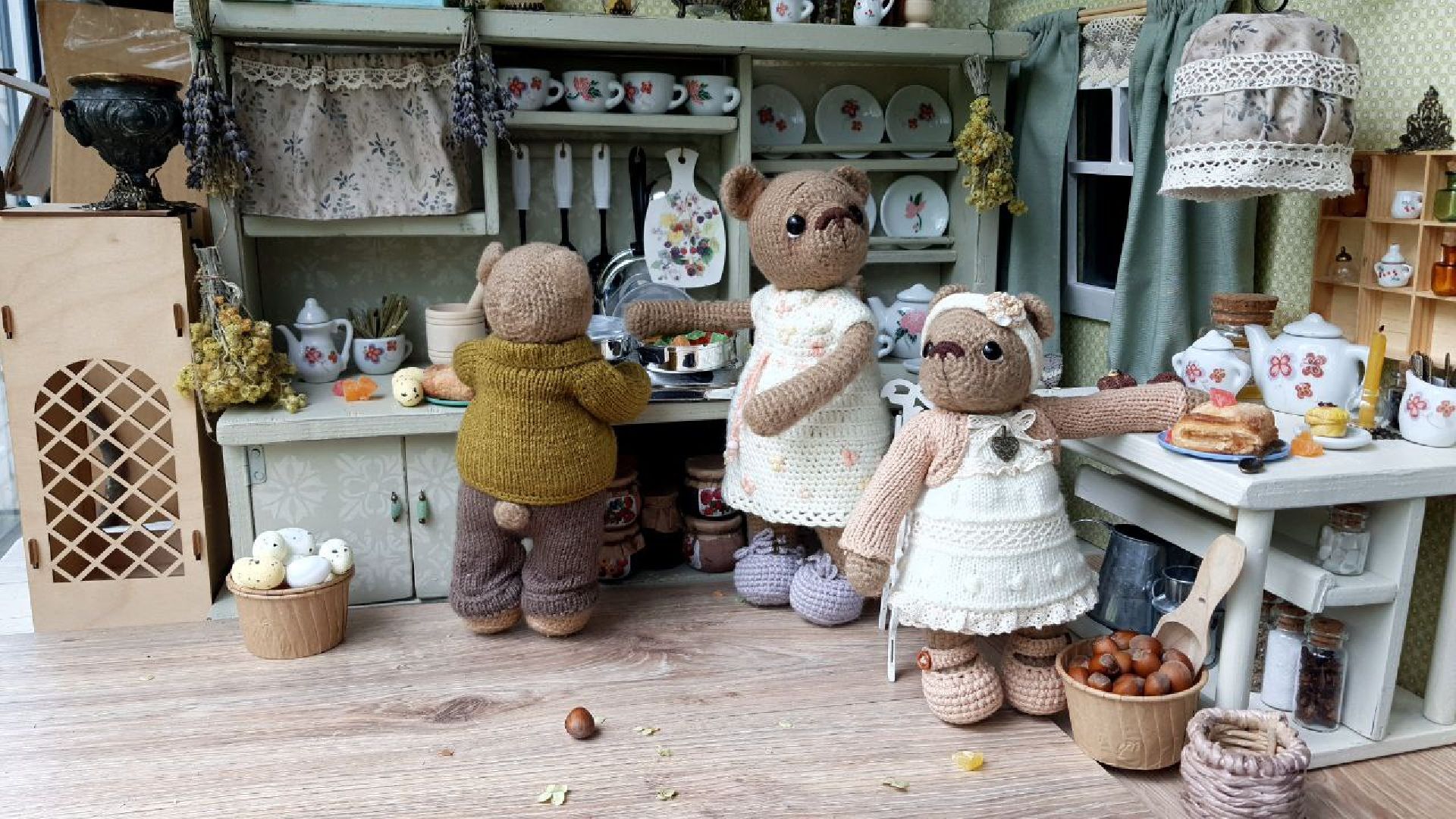 Реутов, искусство, мастерица, вязание, мишки, книга