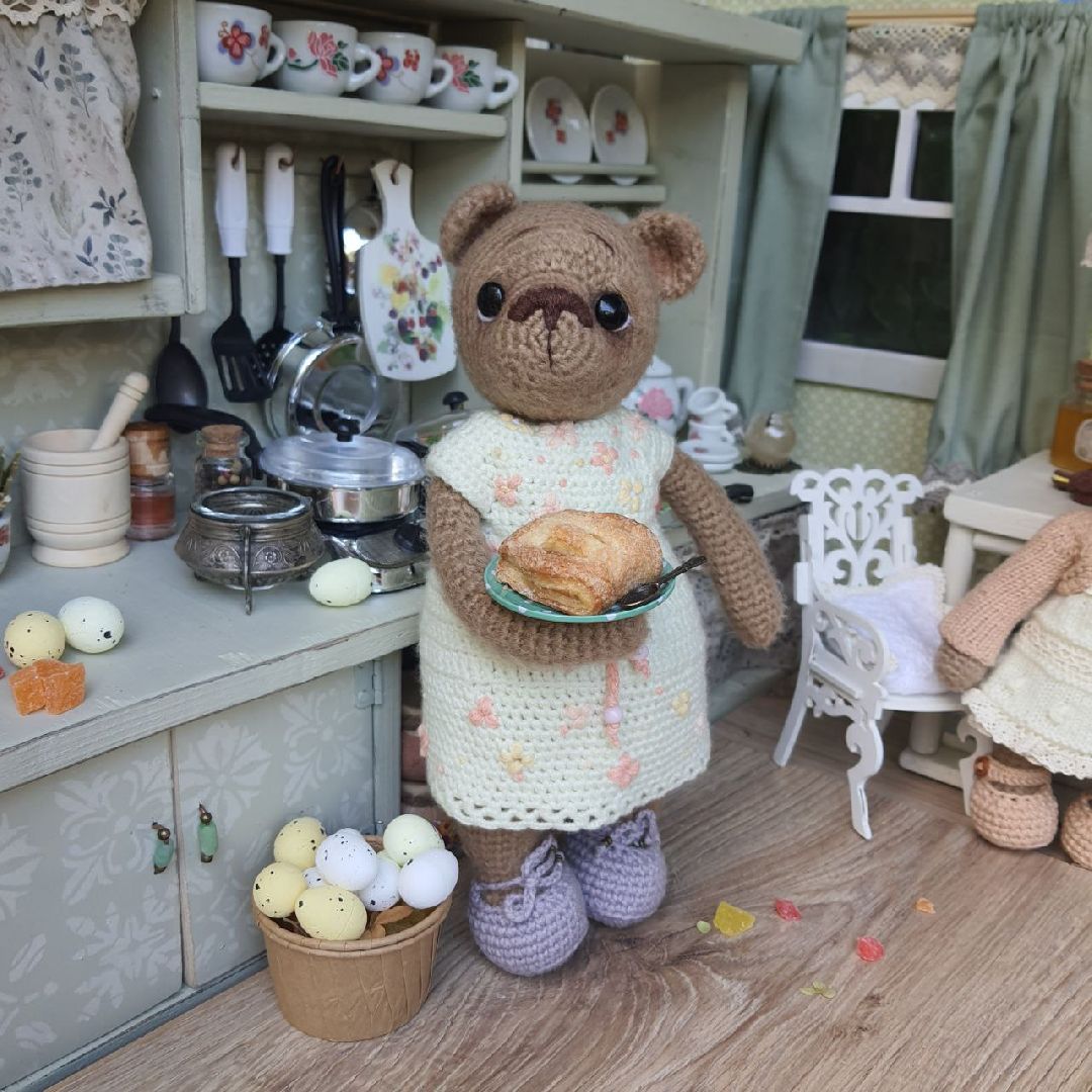 Реутов, искусство, мастерица, вязание, мишки, книга