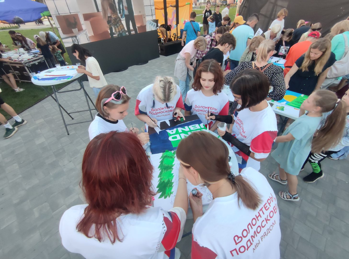 Волонтеры, мероприятие, организация, дети, Дубна