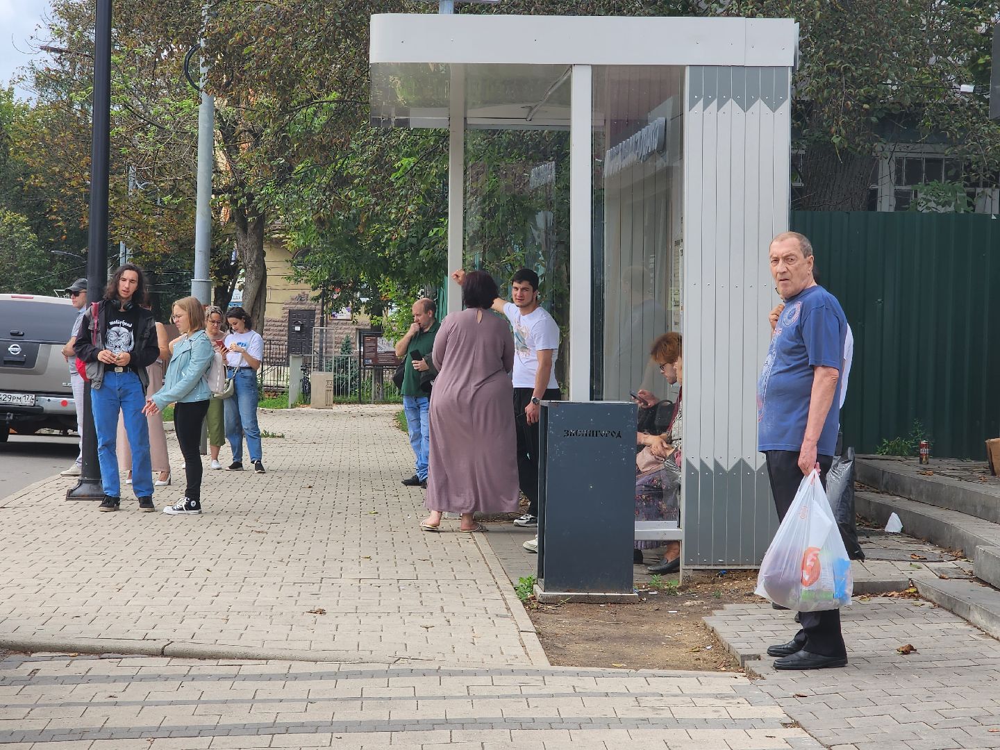Звенигород, благоустройство остановок