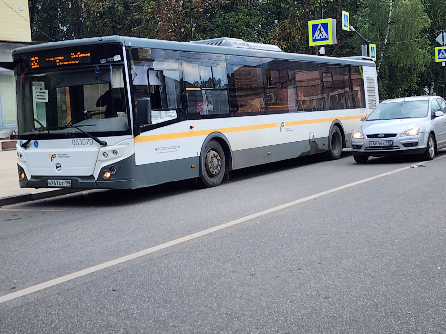 Звенигород, благоустройство остановок