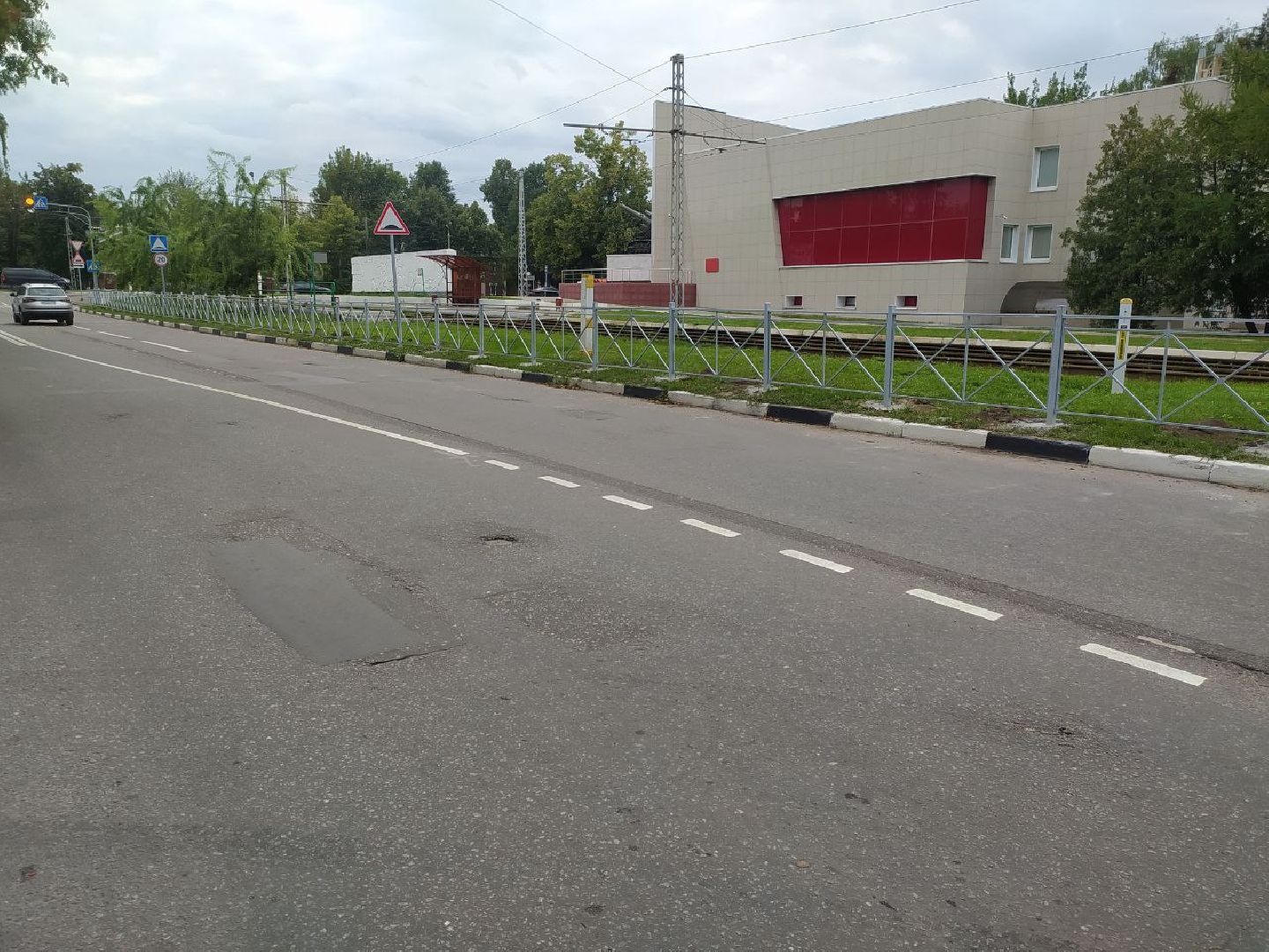 Коломна, дороги, пешеходные ограждения