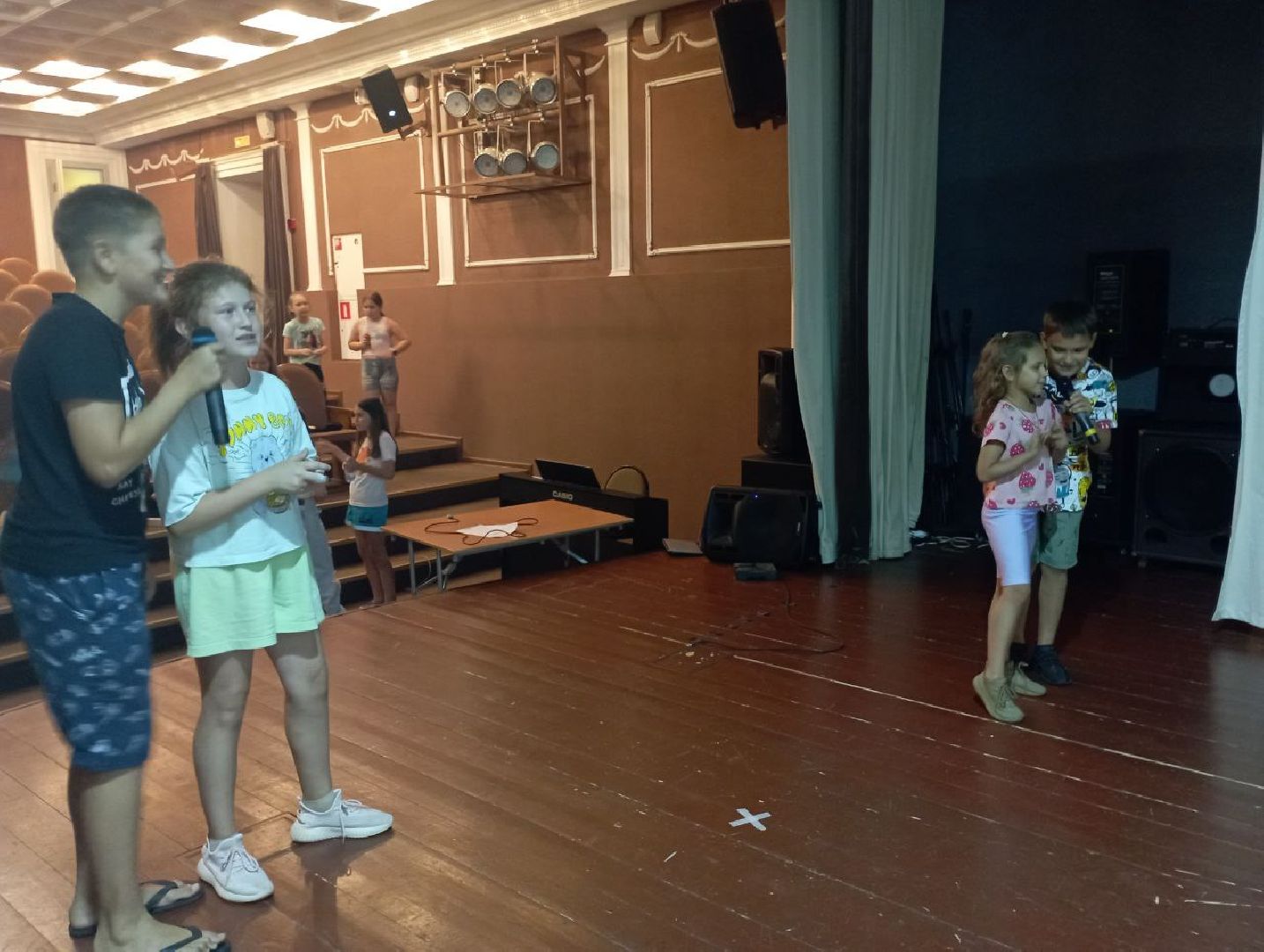 пушкино, лето в подмосковье, пение, дети,