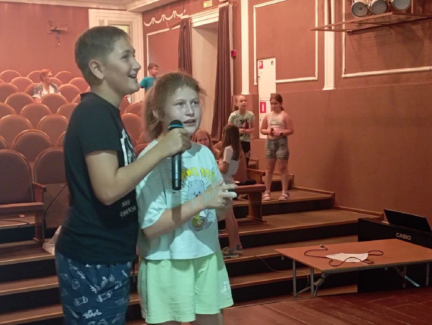 пушкино, лето в подмосковье, пение, дети,