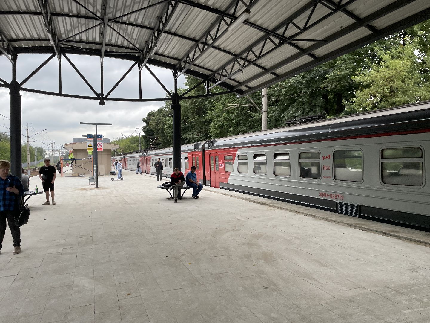 МЦД, станция, благоустройство, Люберцы