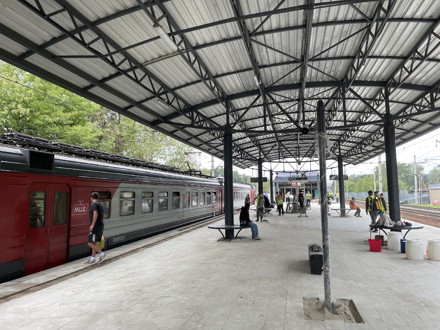 МЦД, станция, благоустройство, Люберцы