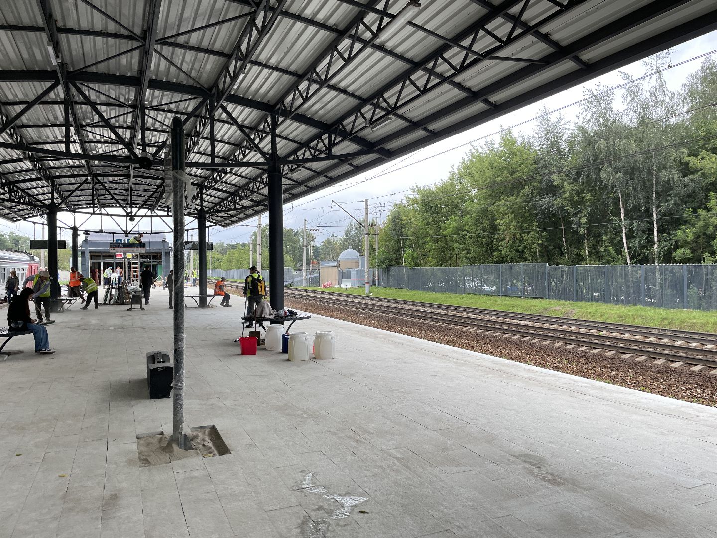 МЦД, станция, благоустройство, Люберцы