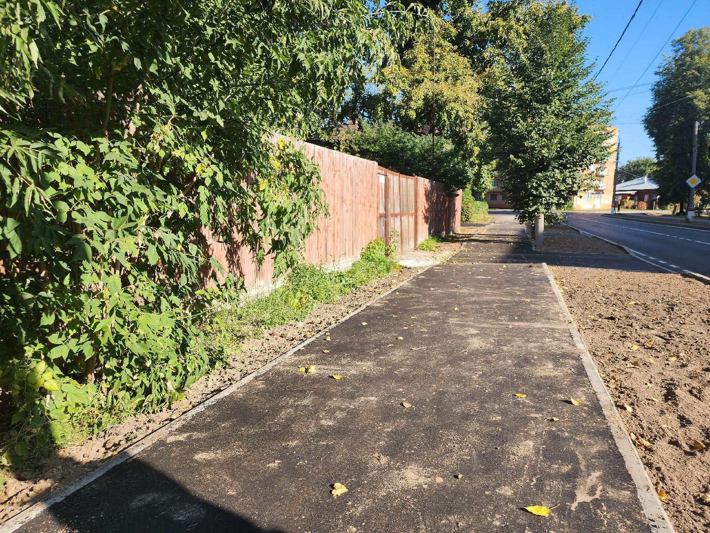 Павловский Посад, городской округ павловский Посад, люди, благоустройство, тротуар, улица, ремонт