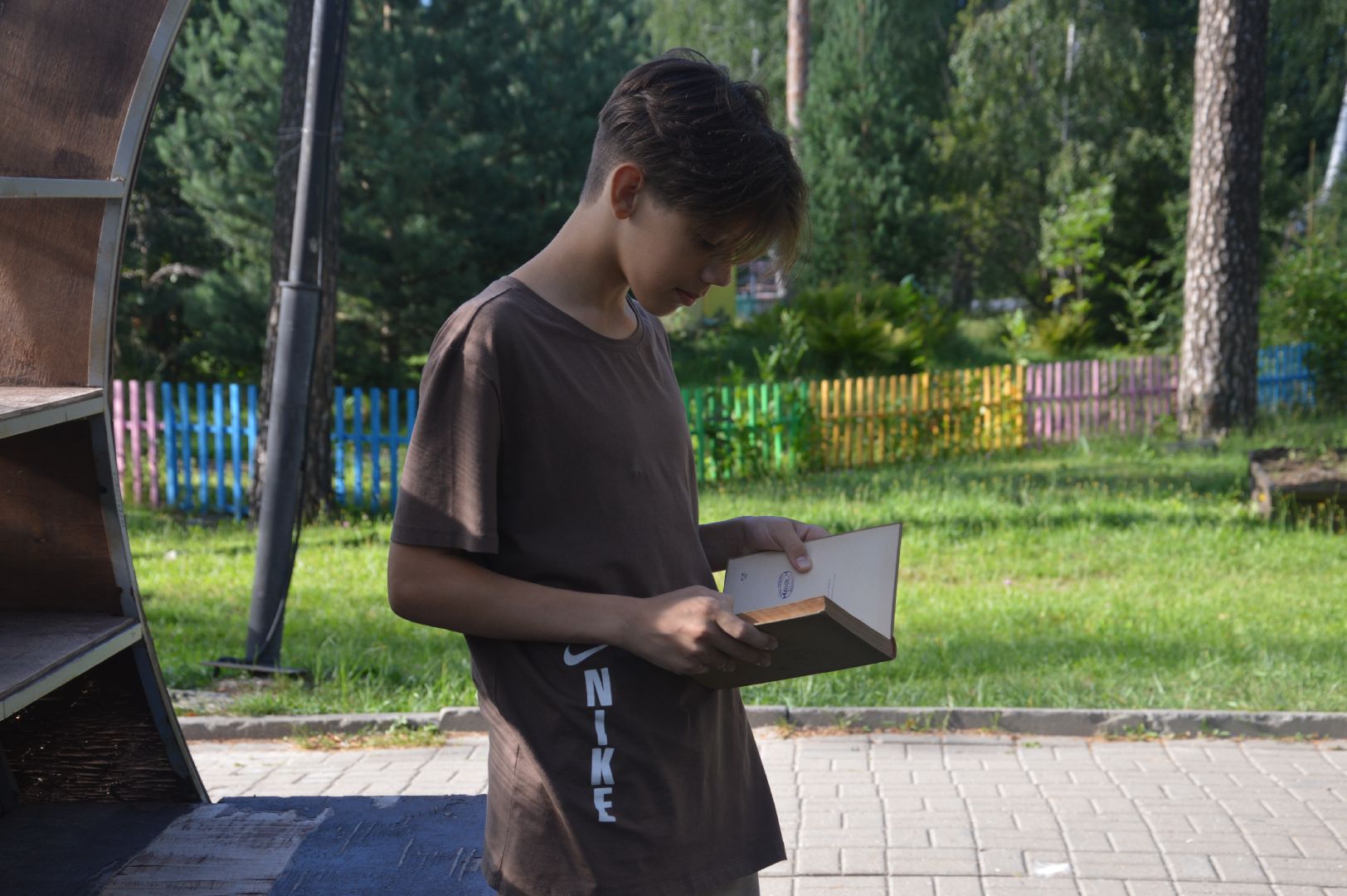 буккроссинг, Шатура, парк, книги, обмен, библиотекарь