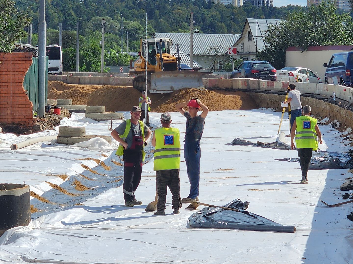 Звенигород, благоустройство дорог,ЦКАД