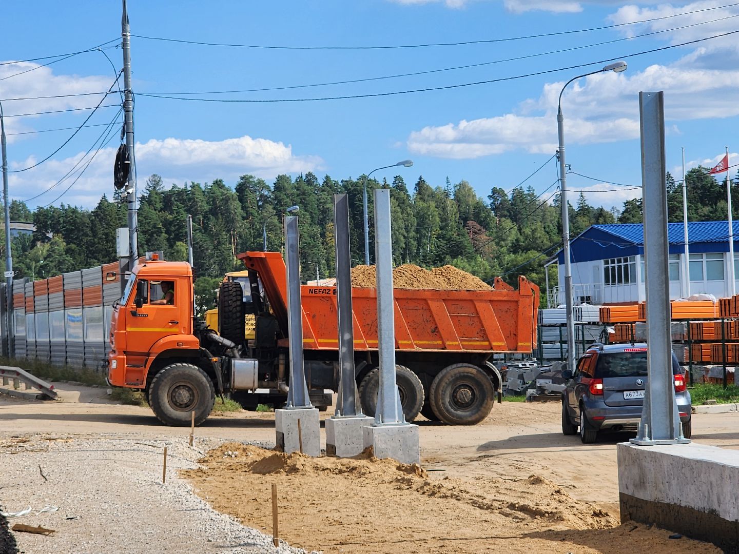 Звенигород, благоустройство дорог,ЦКАД
