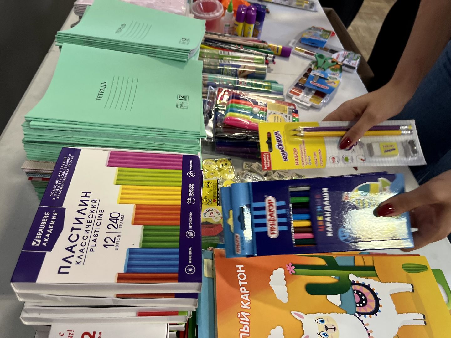 Наро-Фоминск, доброе дело школьникам Донбасса, собери ребёнка в школу, дети Донбасса, День знаний, благотворительная акция, Александр Барановв