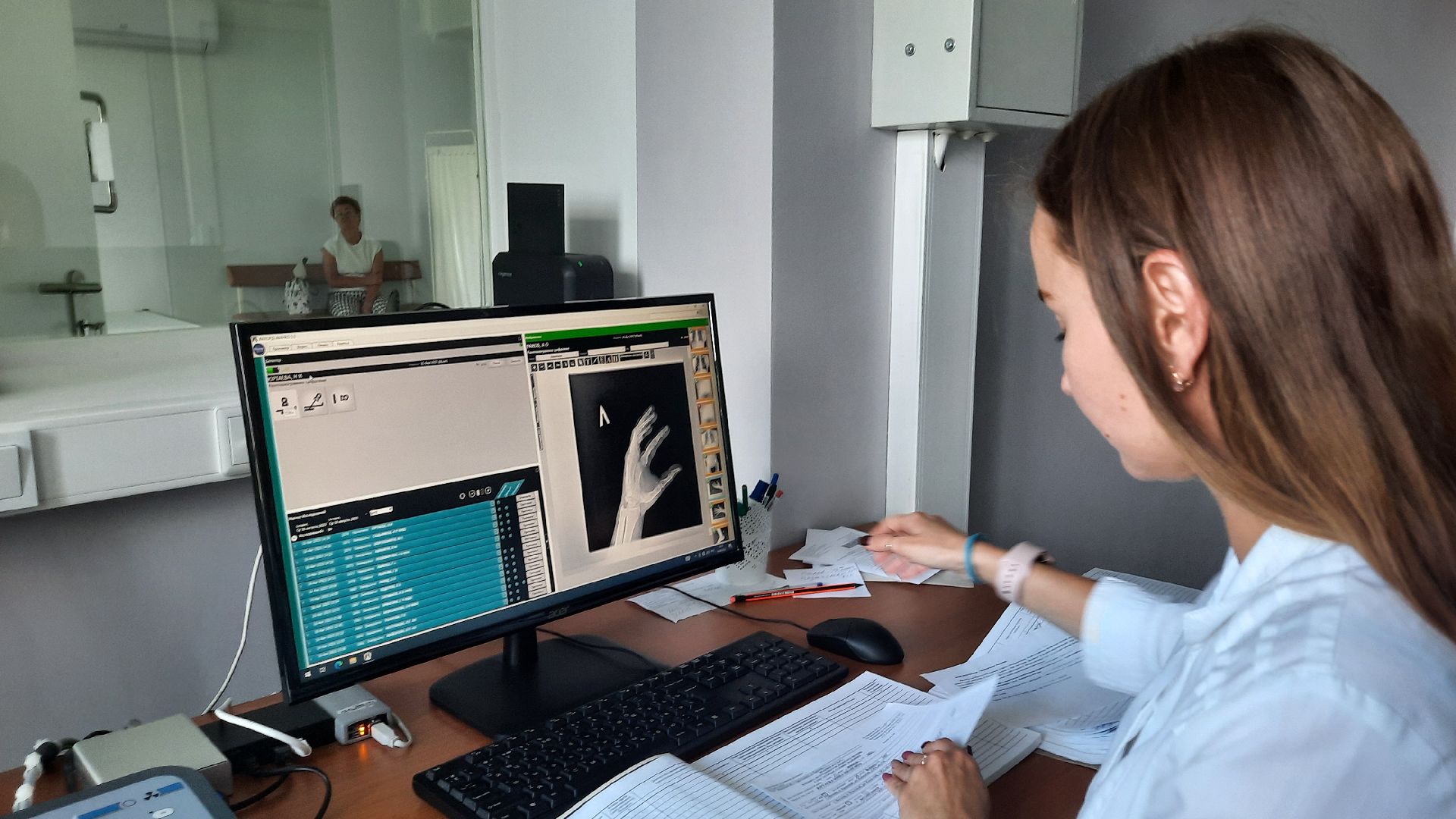 Новый рентген-аппарат, цифровой рентген-аппарат, модернизация районной больницы