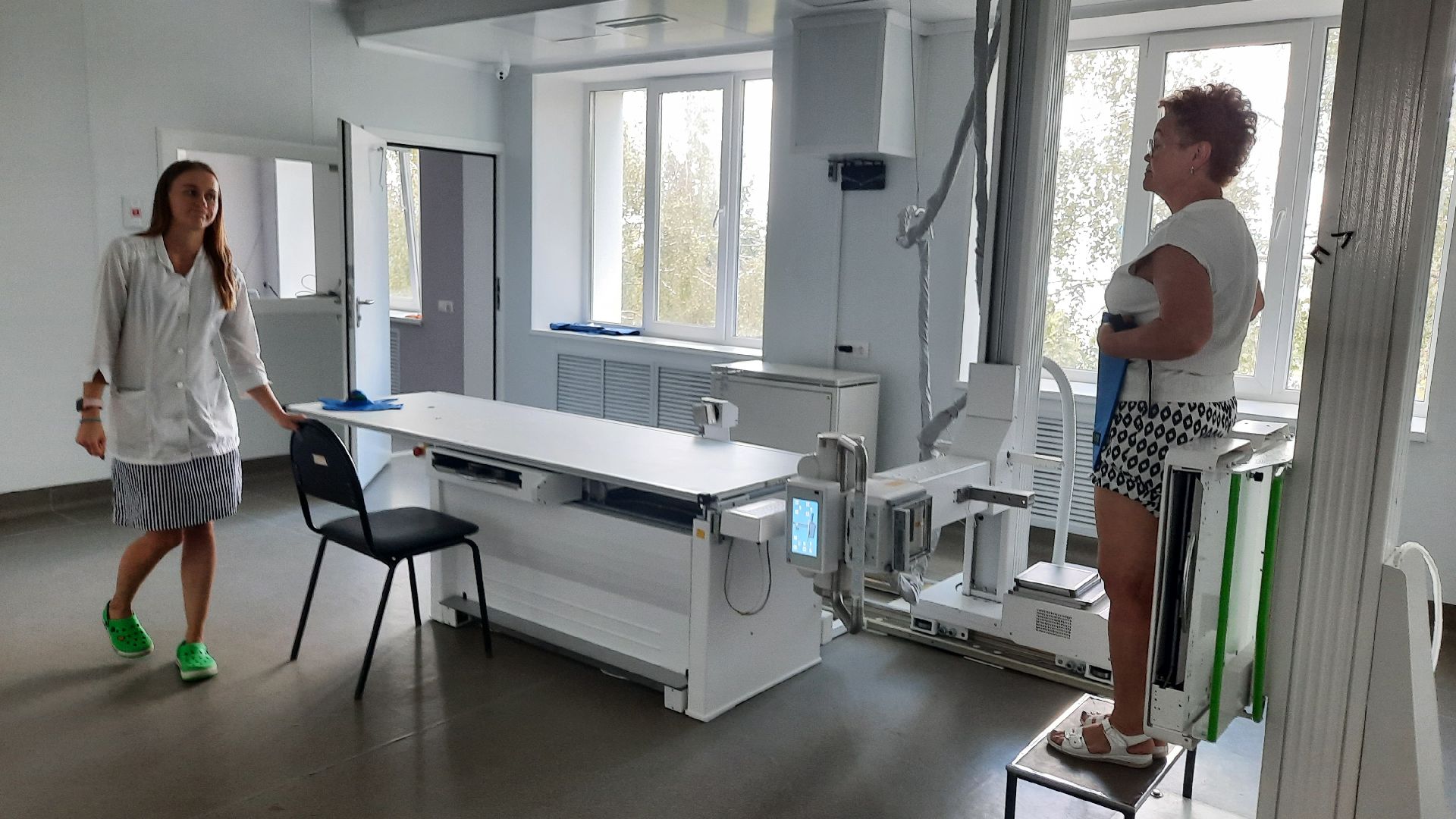 Новый рентген-аппарат, цифровой рентген-аппарат, модернизация районной больницы