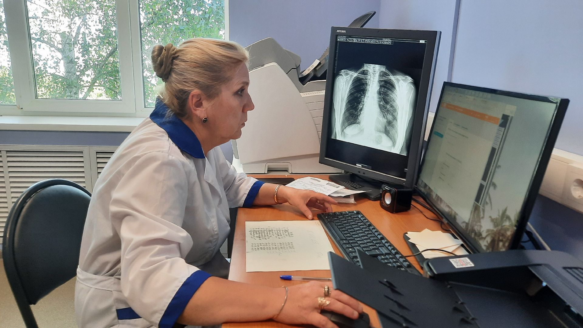 Новый рентген-аппарат, цифровой рентген-аппарат, модернизация районной больницы