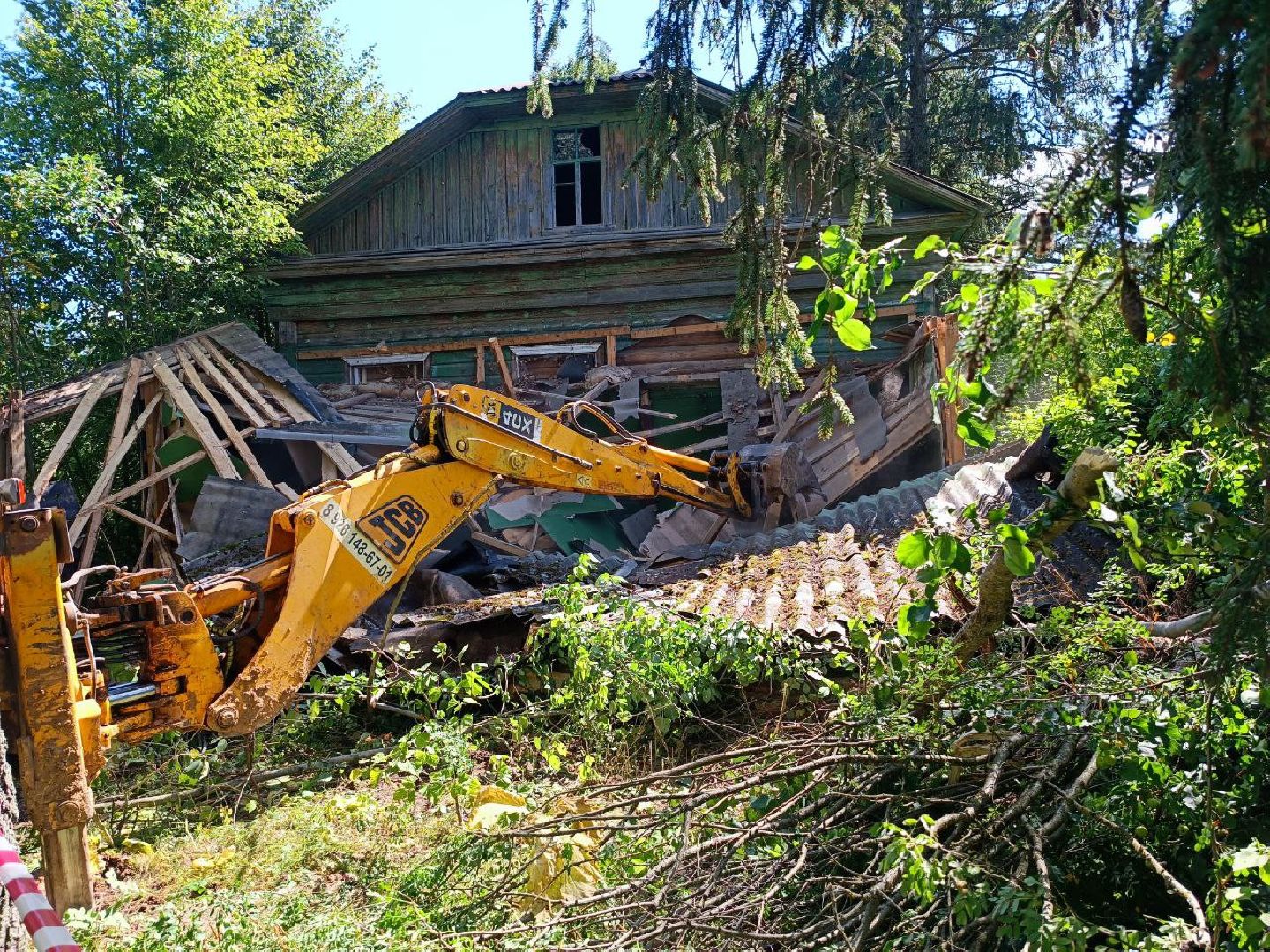 Можайск, Можайский городской округ, Подмосковье, аварийный объект, здание, снос, работы, благоустройство