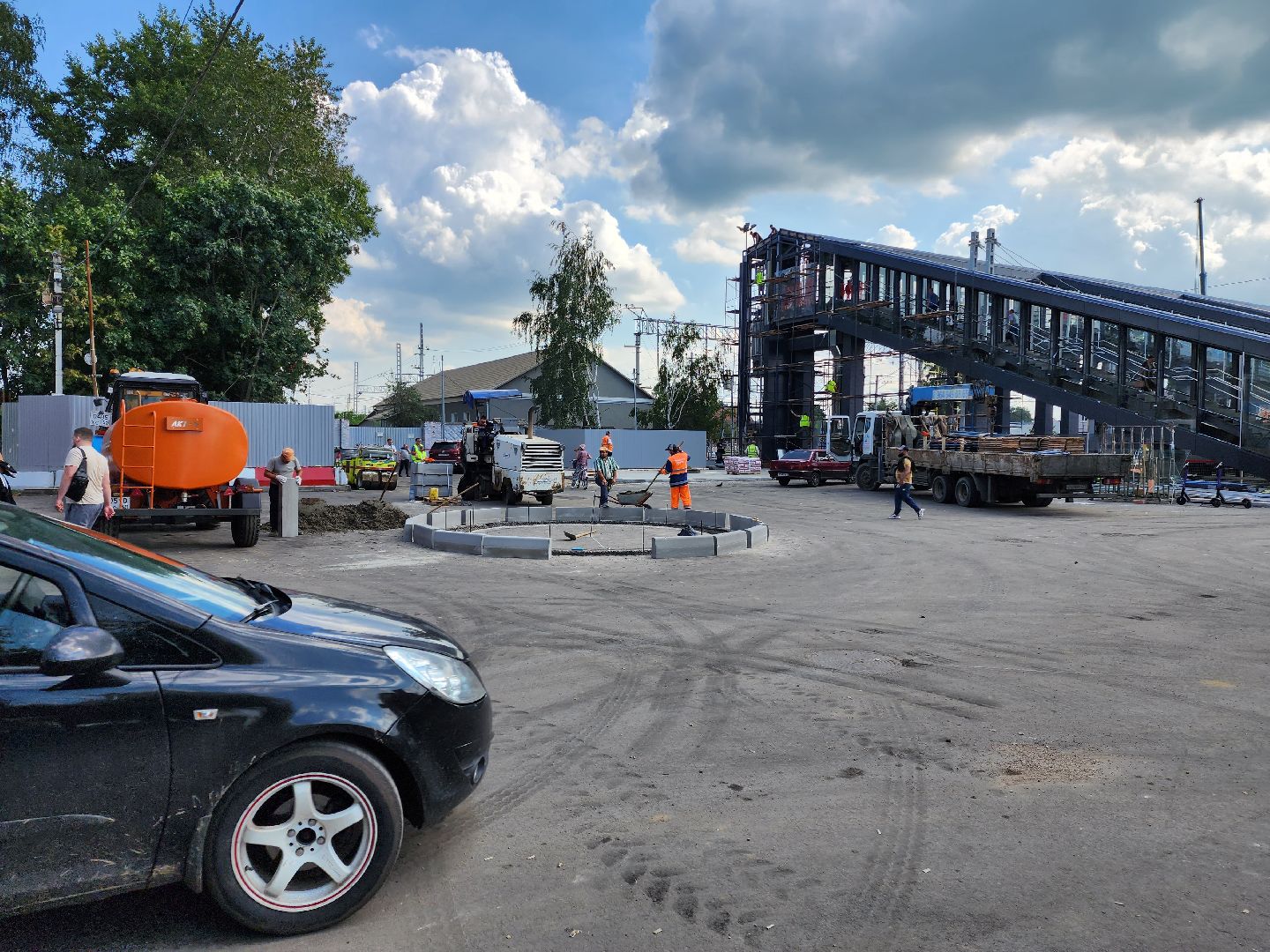 Раменское, транспорт, запуск МЦД-3, автобусное сообщение, разворотный круг у платформы Ипподром