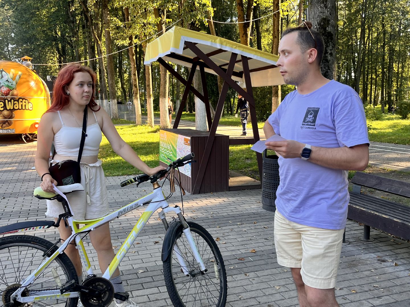 Наро-Фоминск, лето в Подмосковье, городской квест, молодёжь, велосипед.