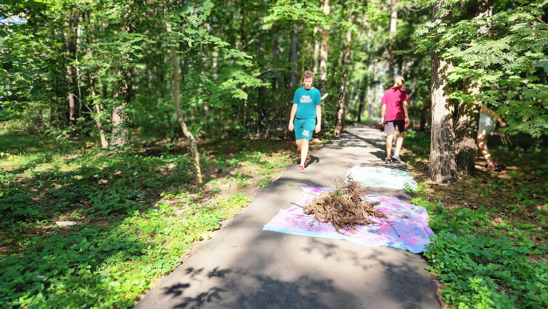 трудовые бригады, Протвино, ЦМИ, санитарная очистка, лагерь