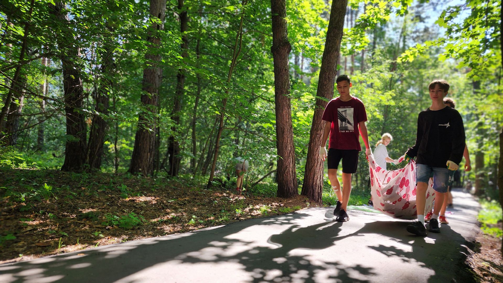 трудовые бригады, Протвино, ЦМИ, санитарная очистка, лагерь