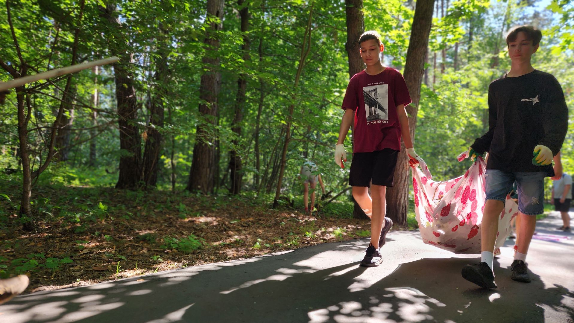 трудовые бригады, Протвино, ЦМИ, санитарная очистка, лагерь