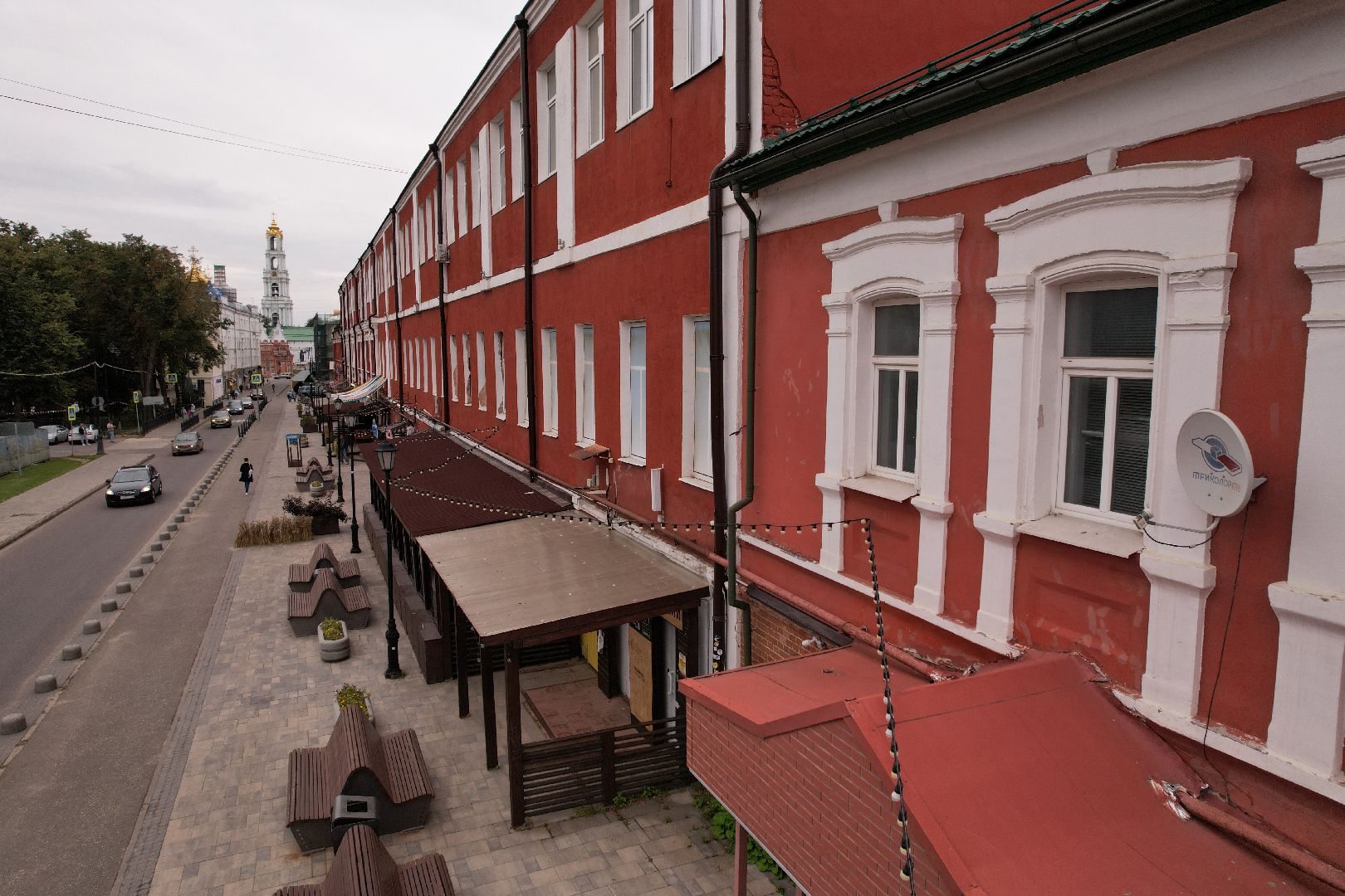 лавра, храмы, сергиев посад, видео с коптера,