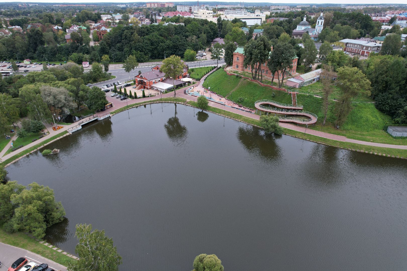 лавра, храмы, сергиев посад, видео с коптера,