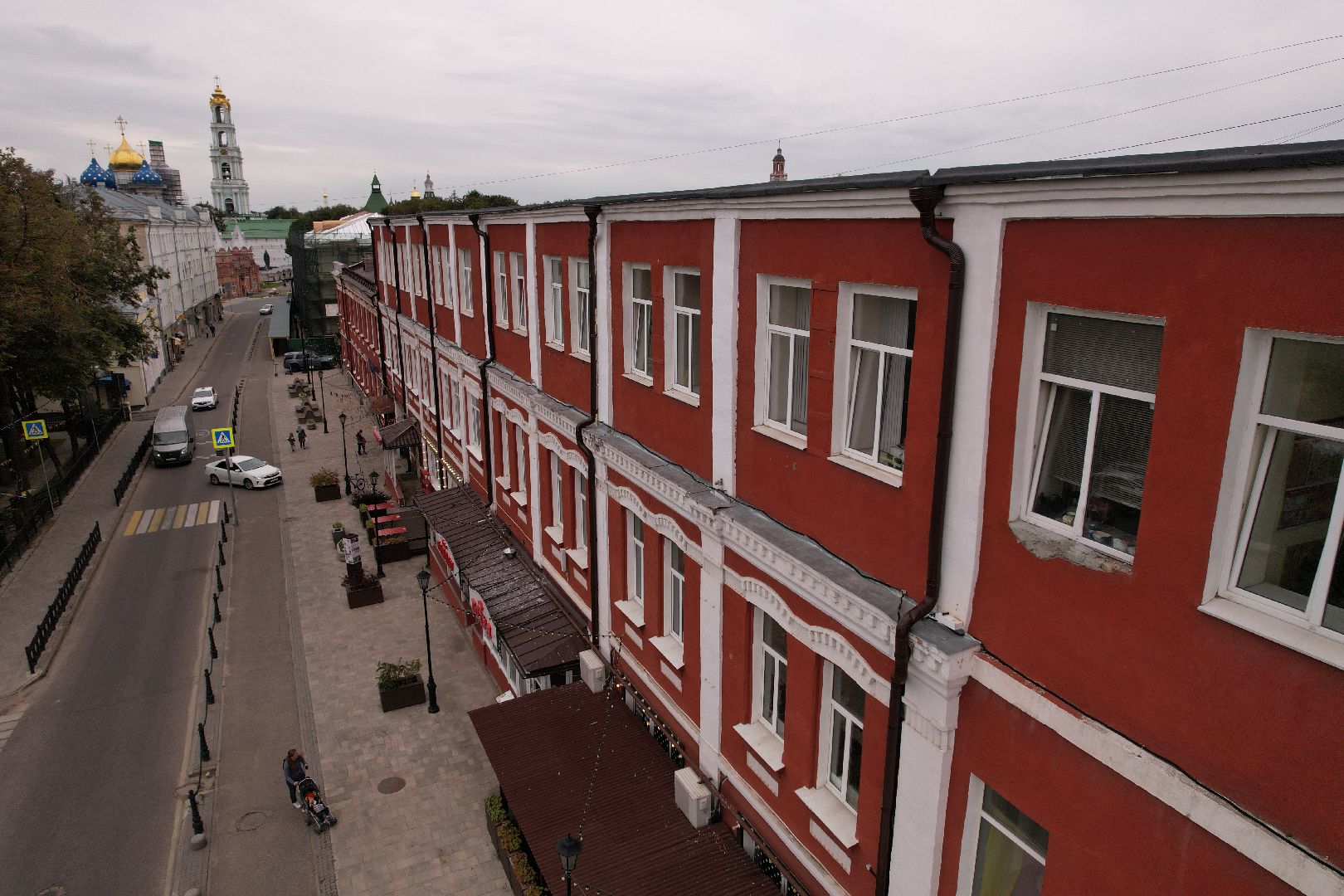 лавра, храмы, сергиев посад, видео с коптера,