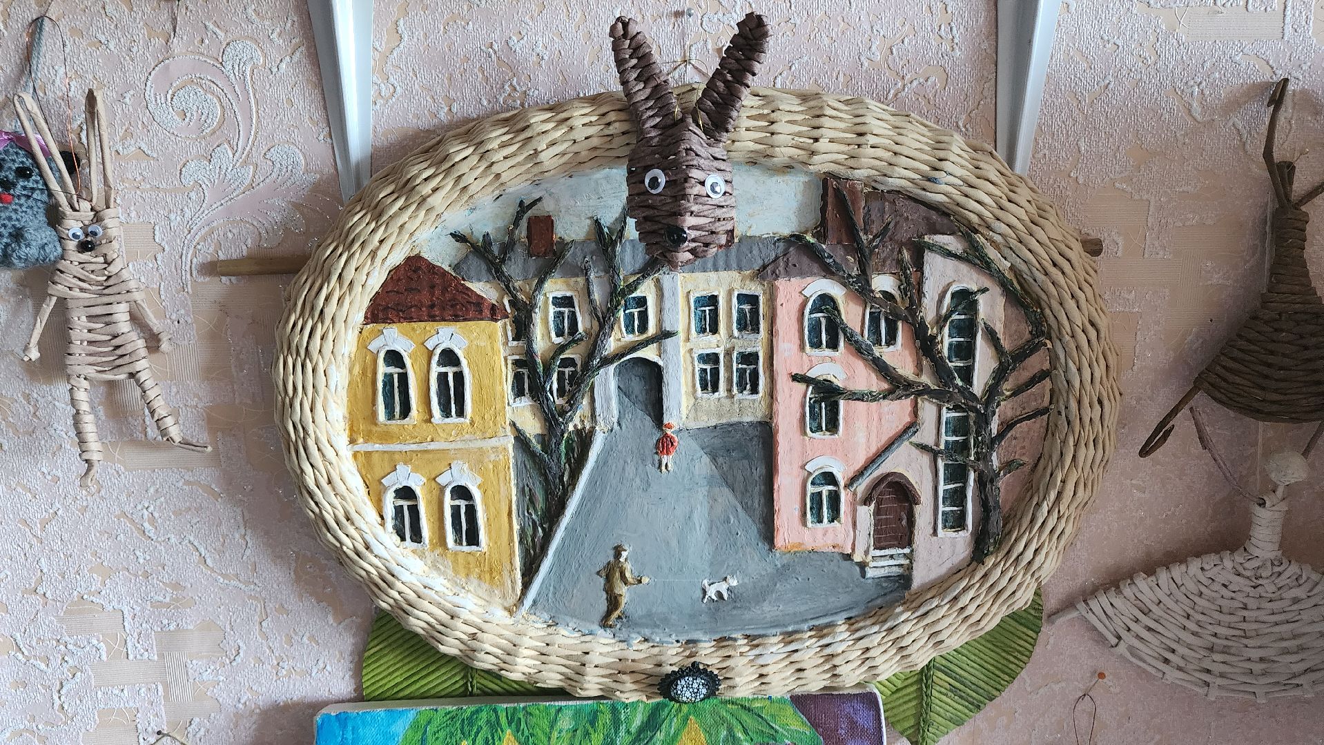 Кашира, куклы, объемные картины, творчество, бумажная лоза