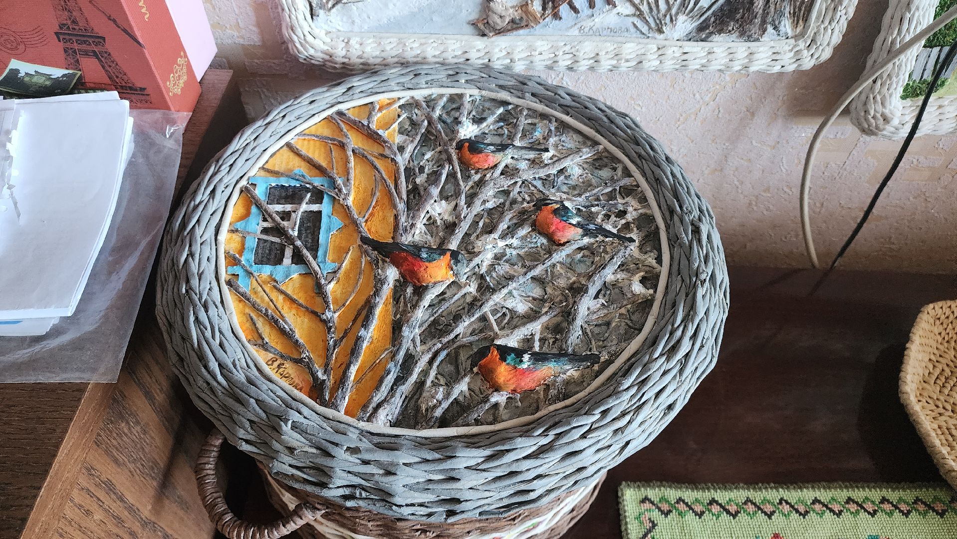 Кашира, куклы, объемные картины, творчество, бумажная лоза