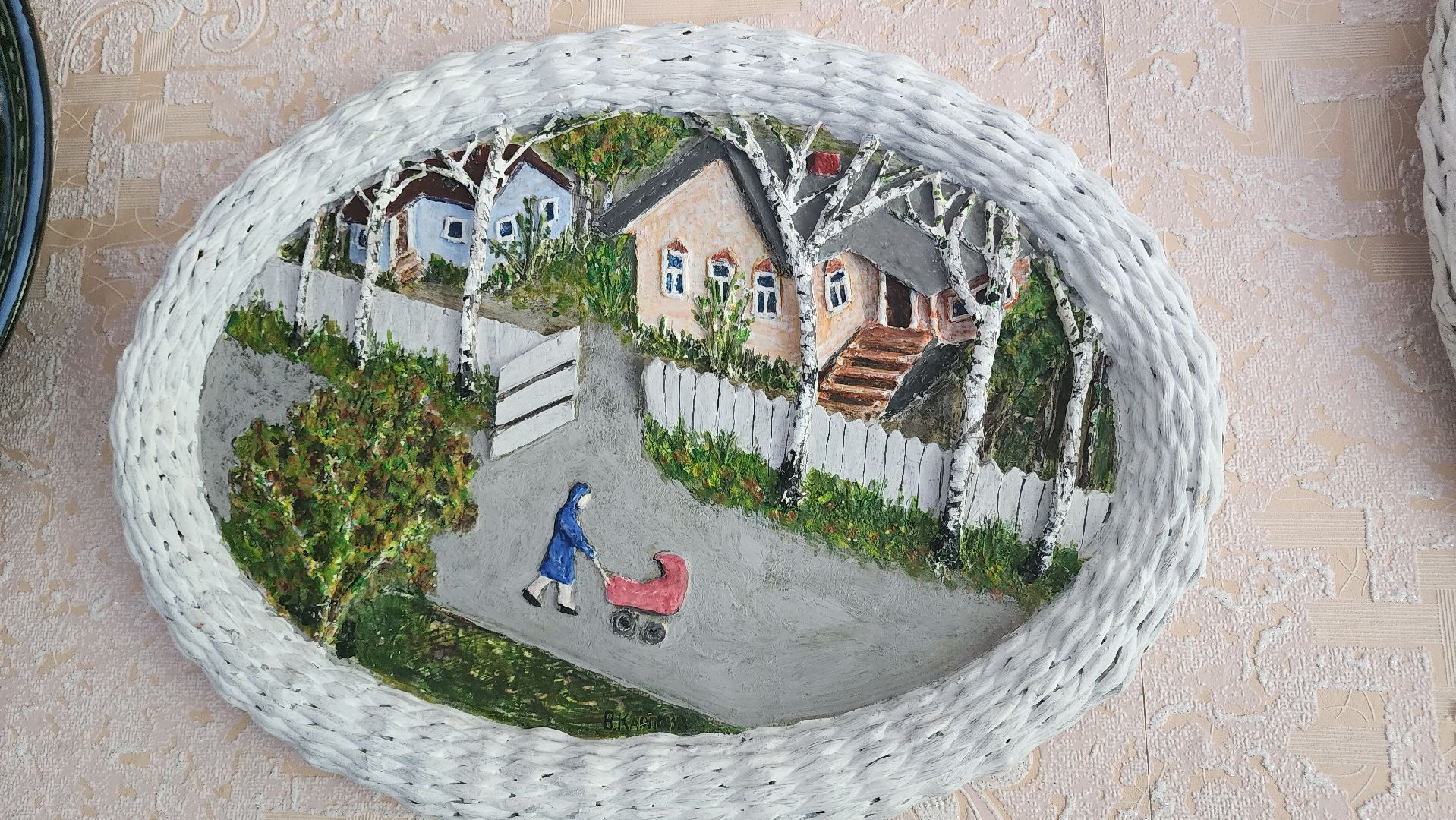 Кашира, куклы, объемные картины, творчество, бумажная лоза