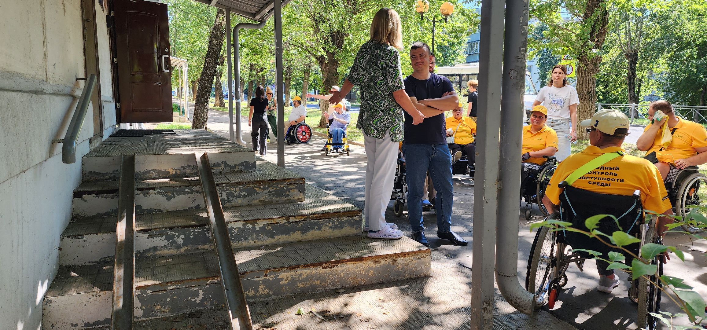 благоустройство, МОООИ Колесница, рейд, доступная среда