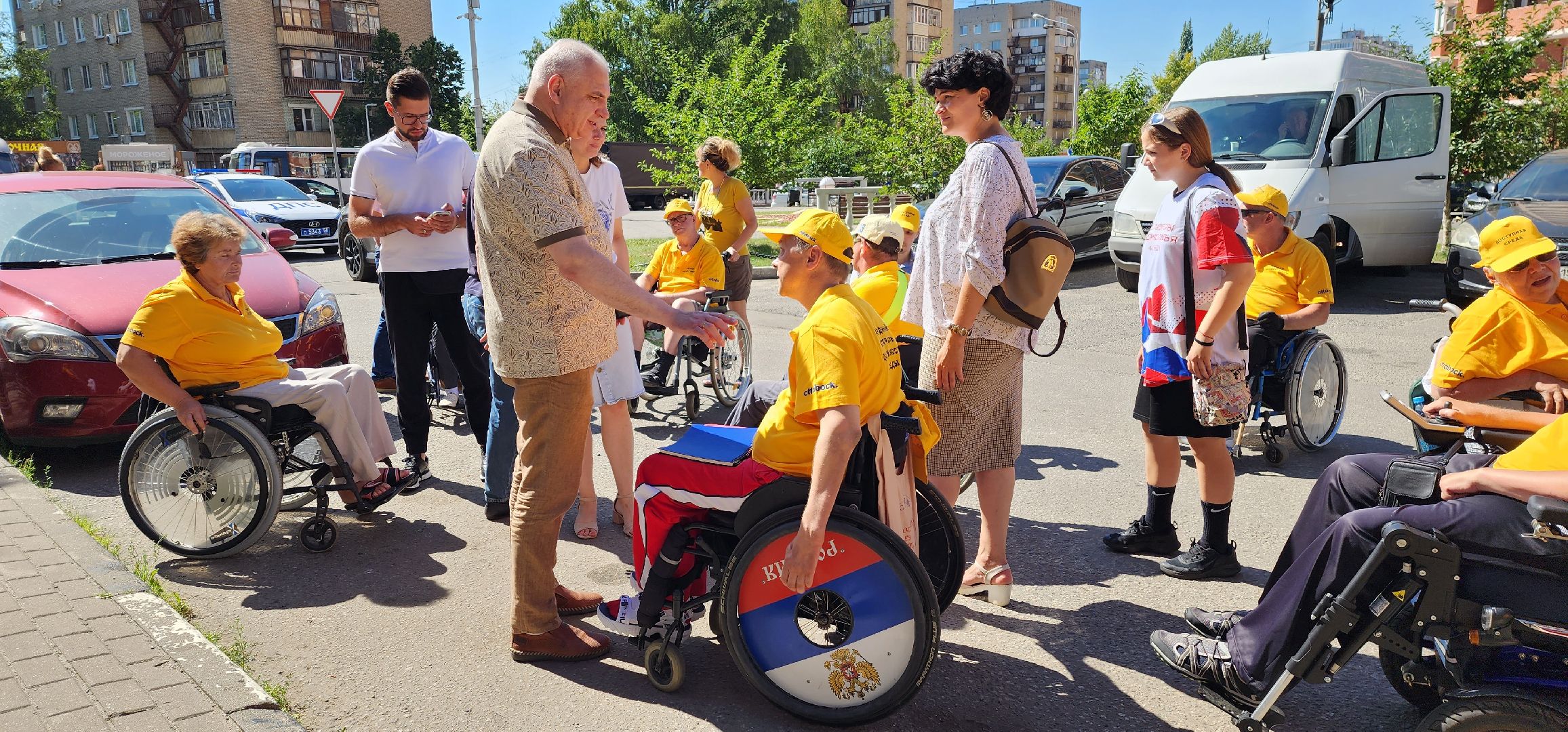 благоустройство, МОООИ Колесница, рейд, доступная среда