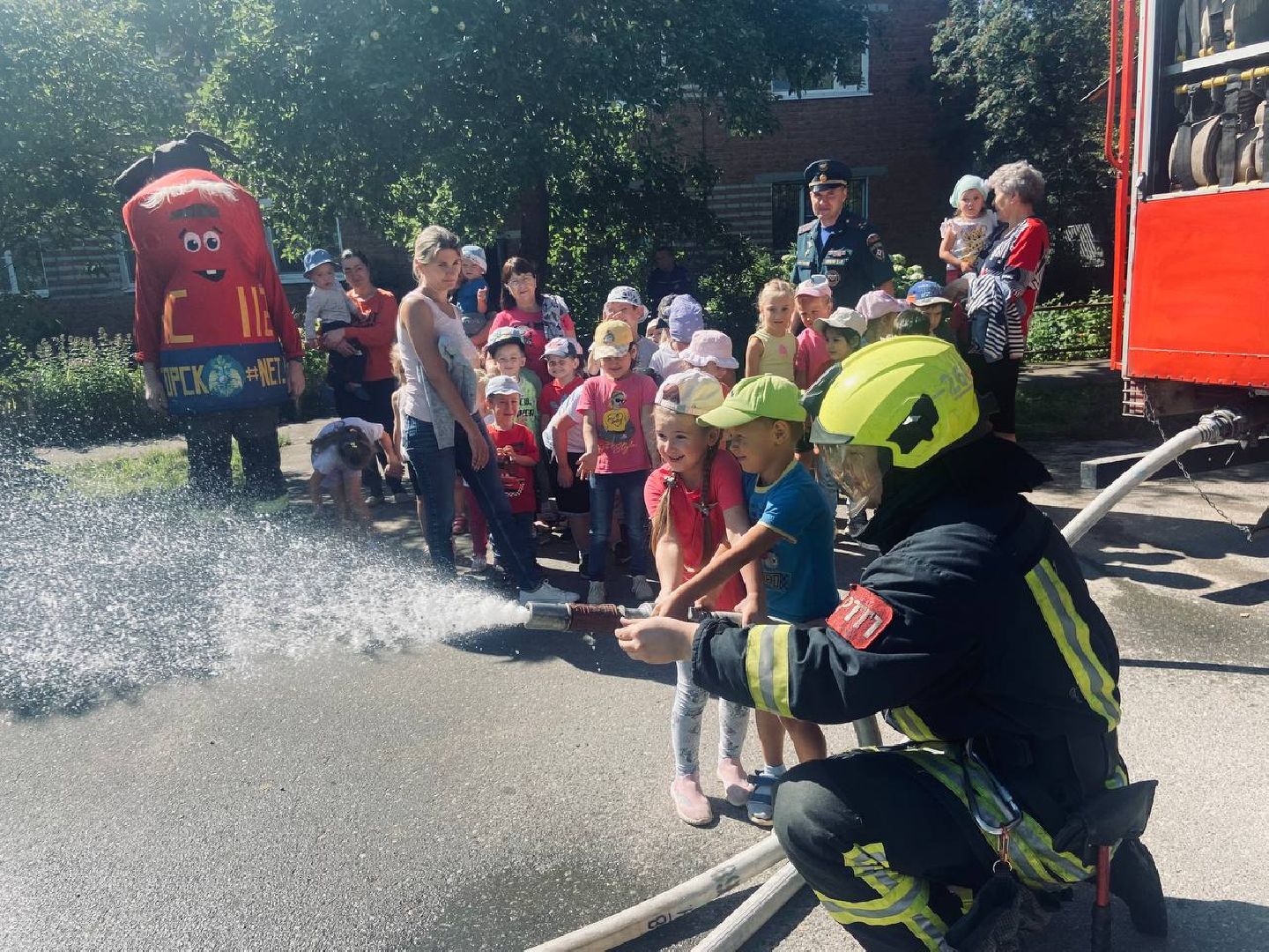 Солнечногорск, пожарные, урок, безопасность, профилактика, дети,