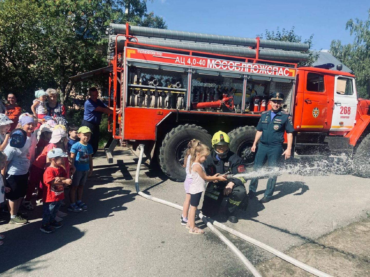 Солнечногорск, пожарные, урок, безопасность, профилактика, дети,