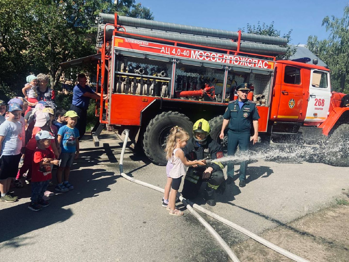 Солнечногорск, пожарные, урок, безопасность, профилактика, дети,