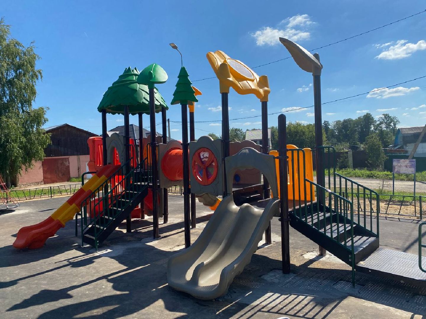 Чехов, благоустройство, детская игровая площадка, деревня