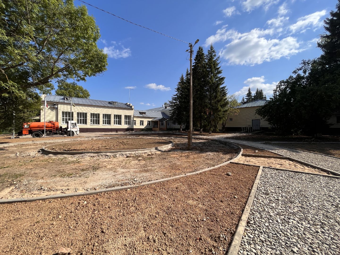 Шаховская, благоустройство, школа