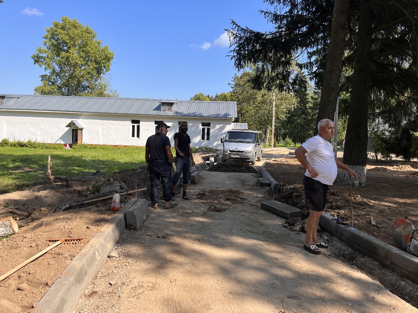 Шаховская, благоустройство, школа