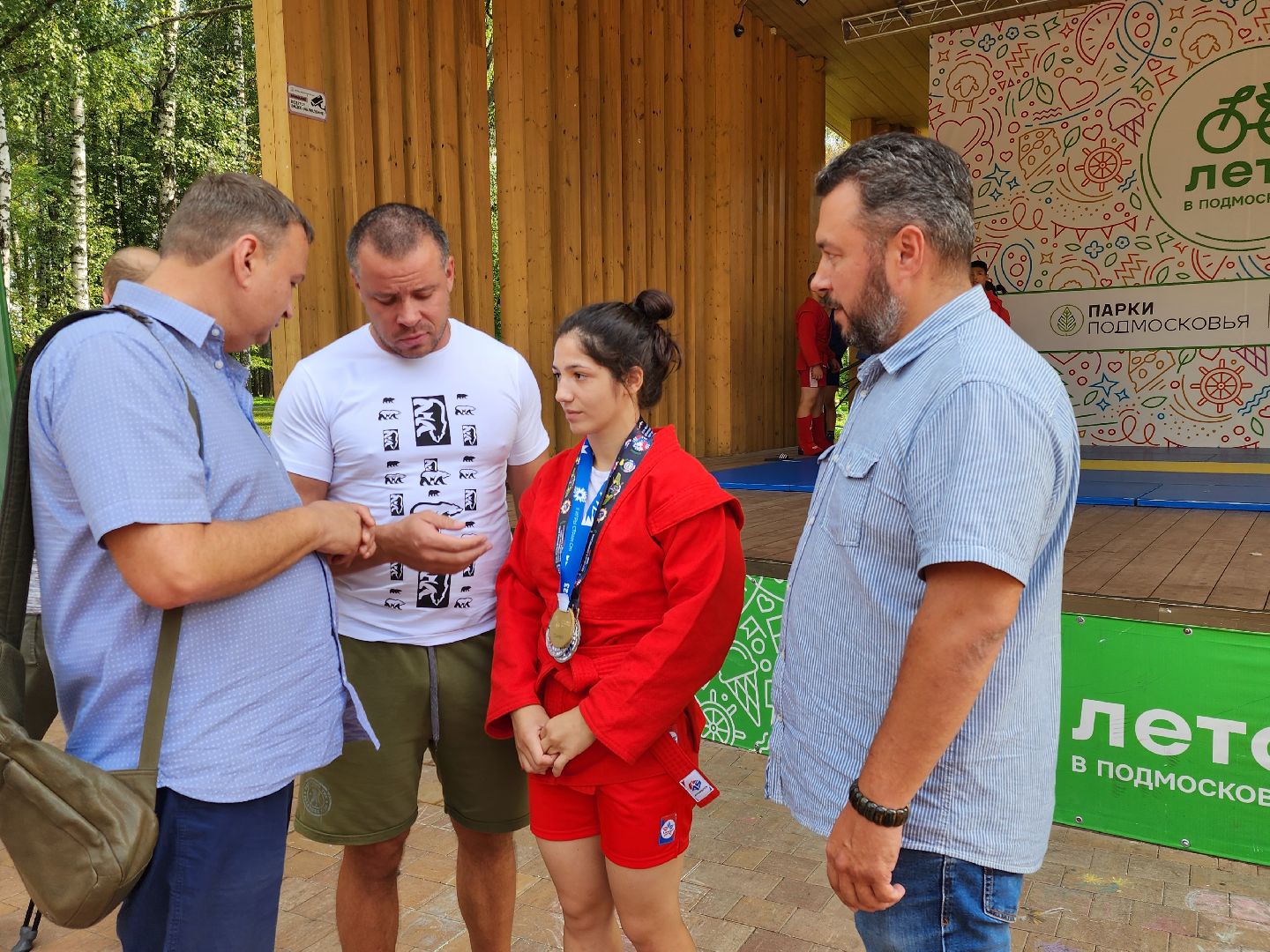 Самбо в парках, Мытищи, Эльмира Кахраманова