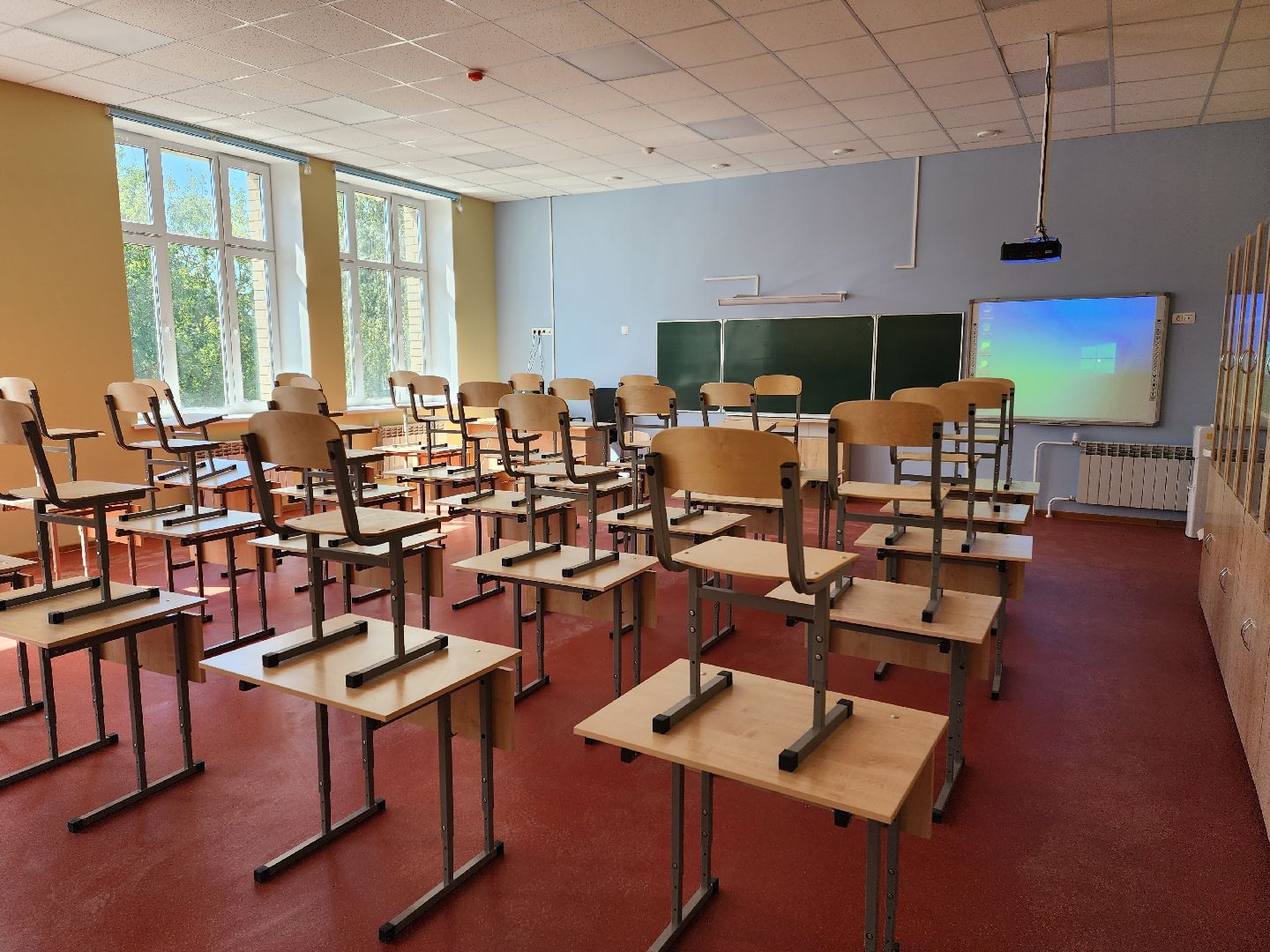 Раменское, строительство, пристройка к школе №6, готовность к открытию 1 сентября