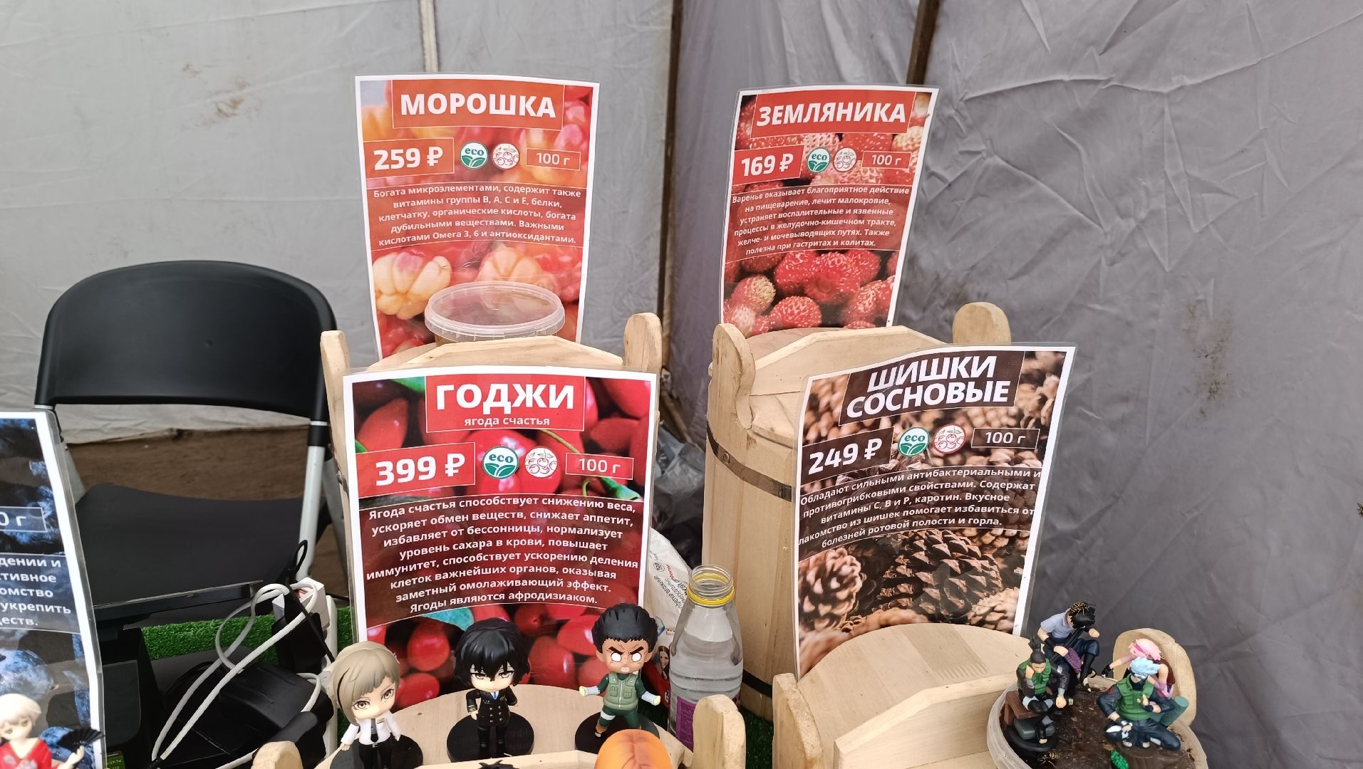 Лобня, ярмарка, мёд, ягоды