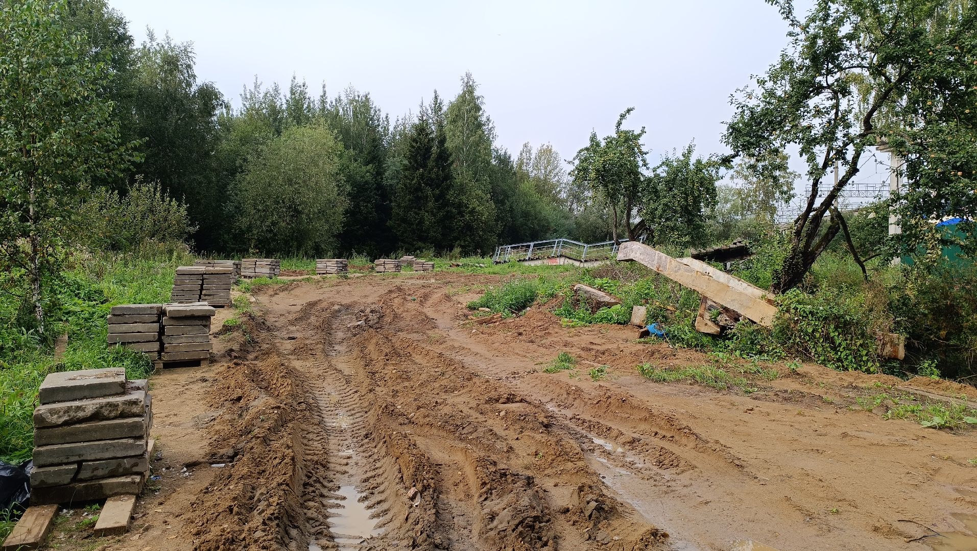 Лобня, мост, ремонт