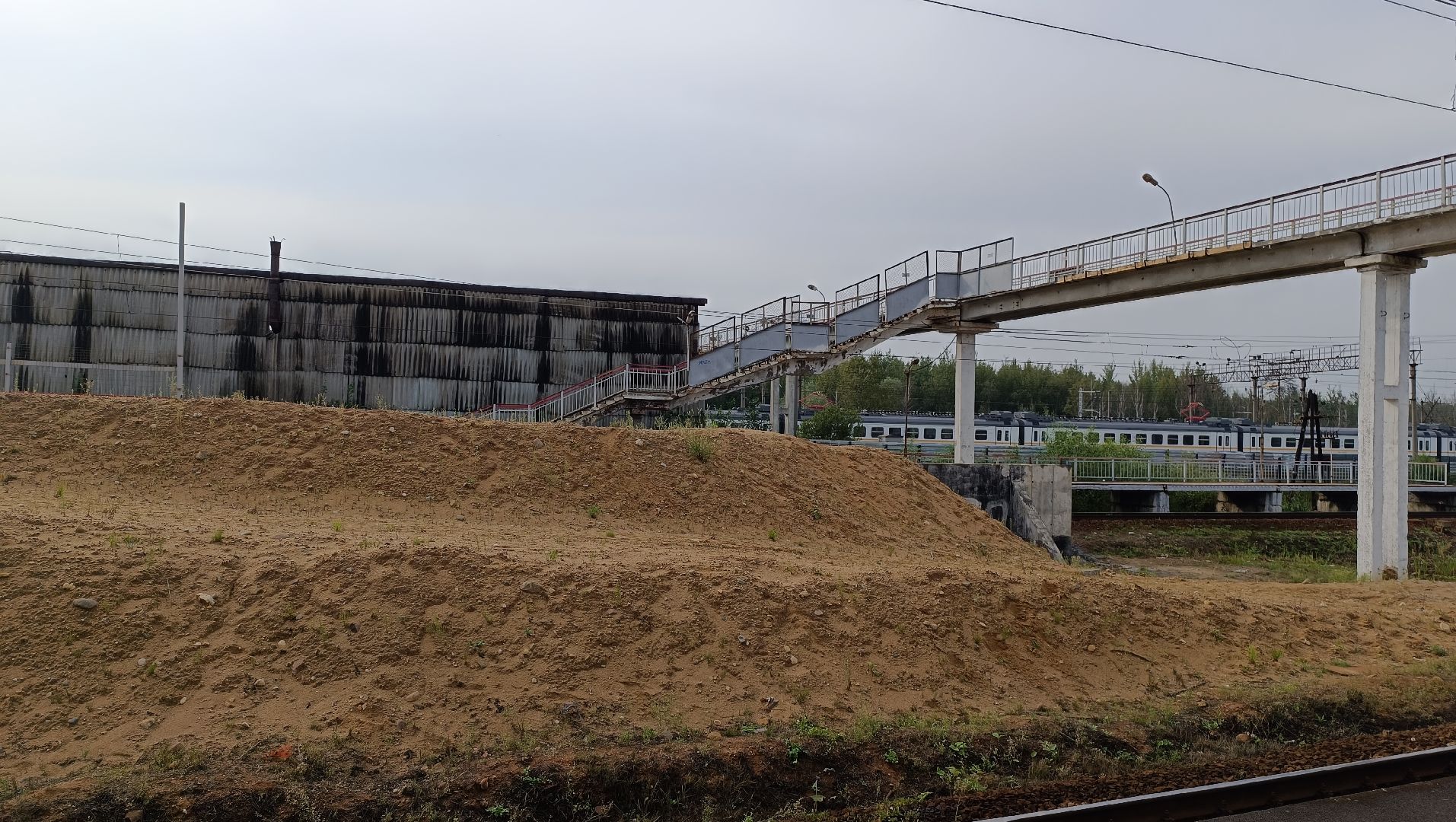 Лобня, мост, ремонт