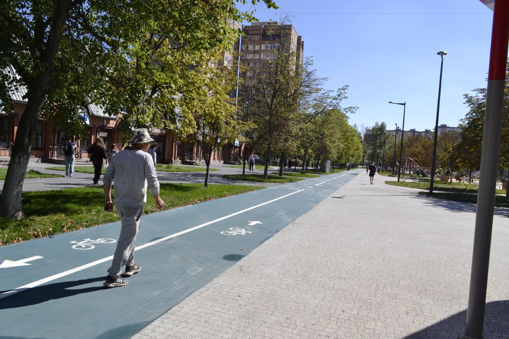 Балашиха, Подмосковье, благоустройство, парки, скверы, Бульвар цветов,МЦД-4