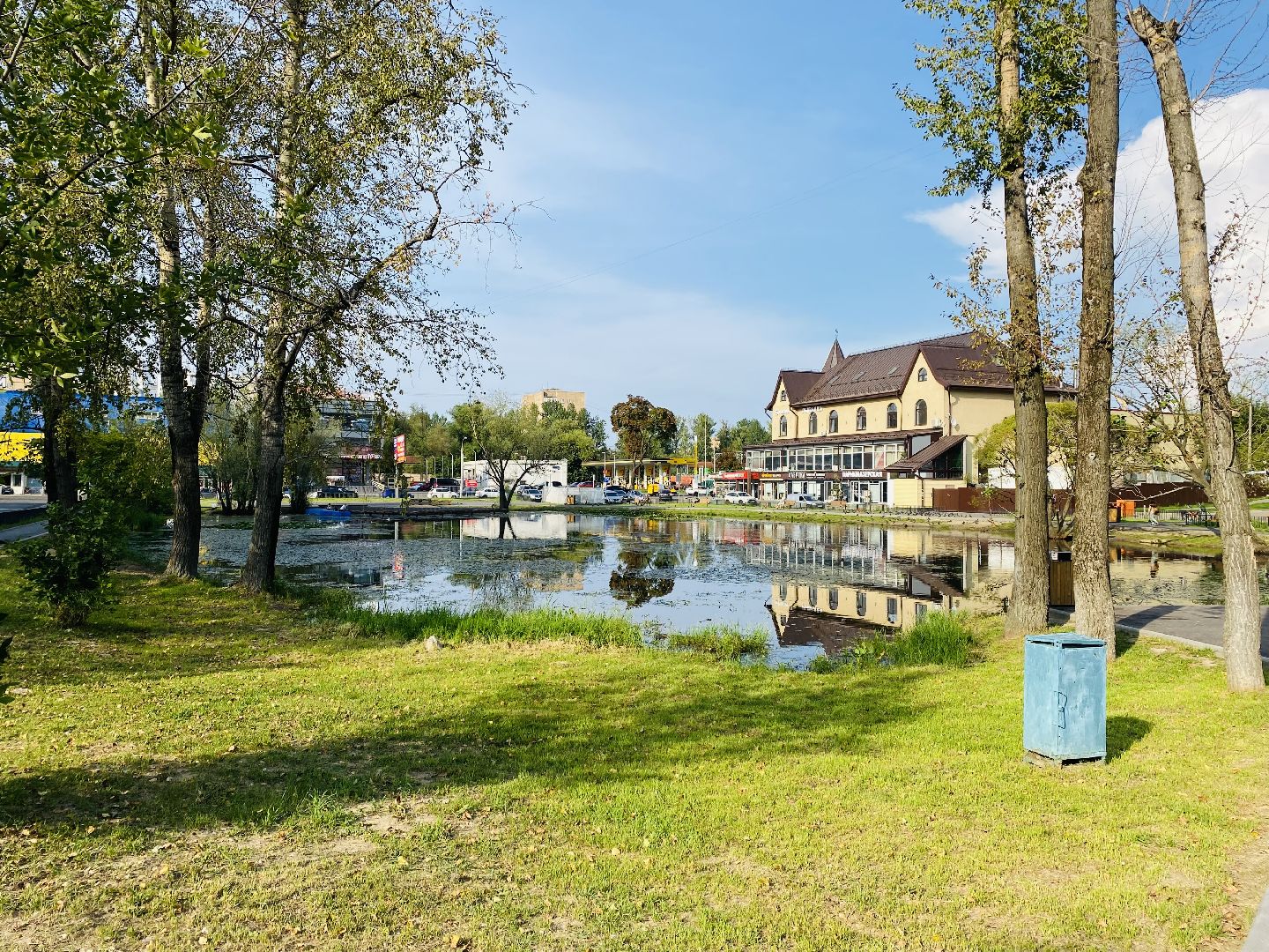 Балашиха, пруд Керосинка, покорми уток